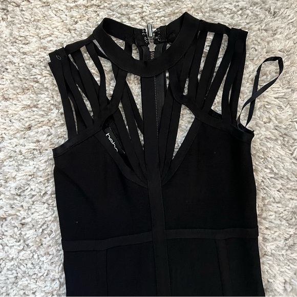 Black prom Dress BEBE - Picture 3 of 3